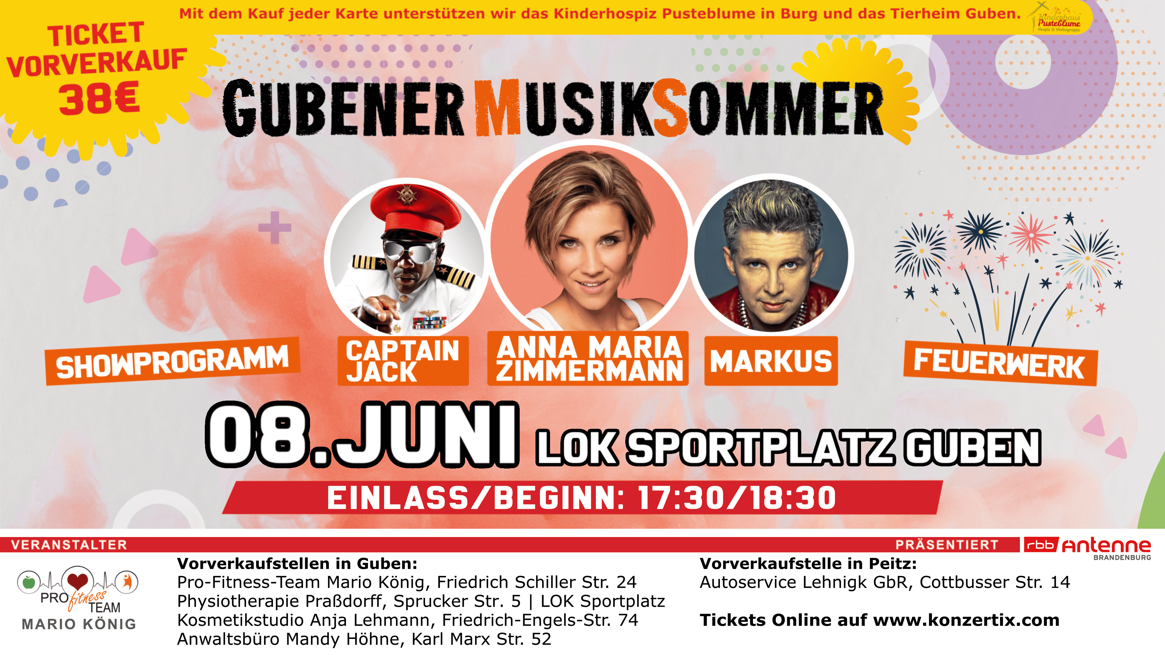Gubener Musiksommer TV - Pro Fitness Team