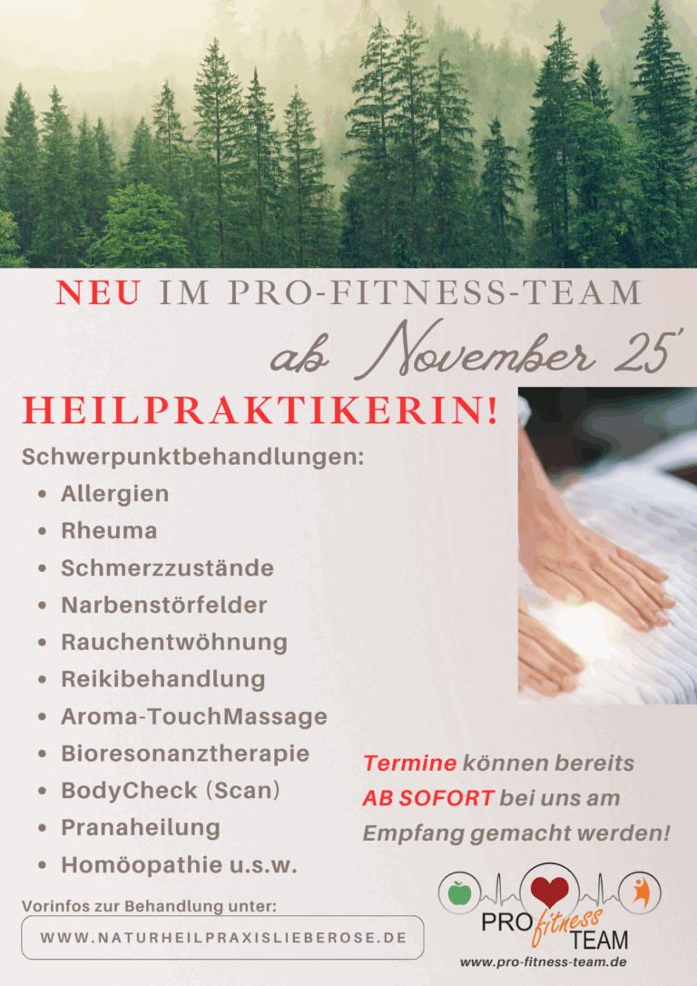 Pro Fitness Team Guben - Heilpraktikerin Angebote